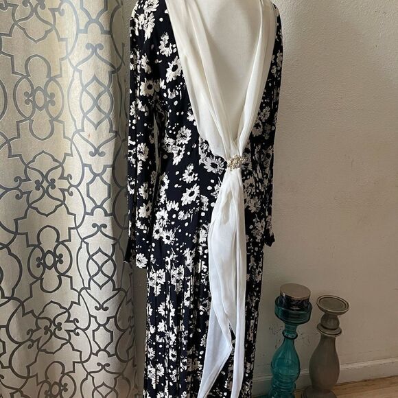 Cynthia rowley cold back maxi dress sz 10 - Picture 1 of 13